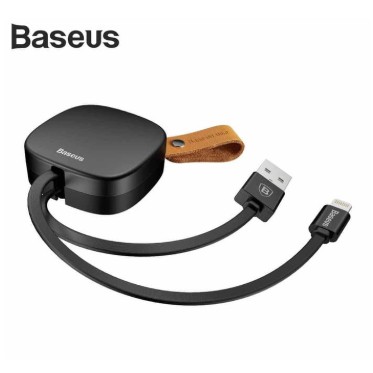 KABEL DATA IPHONE BERSERTIFIKAT MFI BASEUS LIGHTNING CABLE 71CM - Hitam, Merah & Emas
