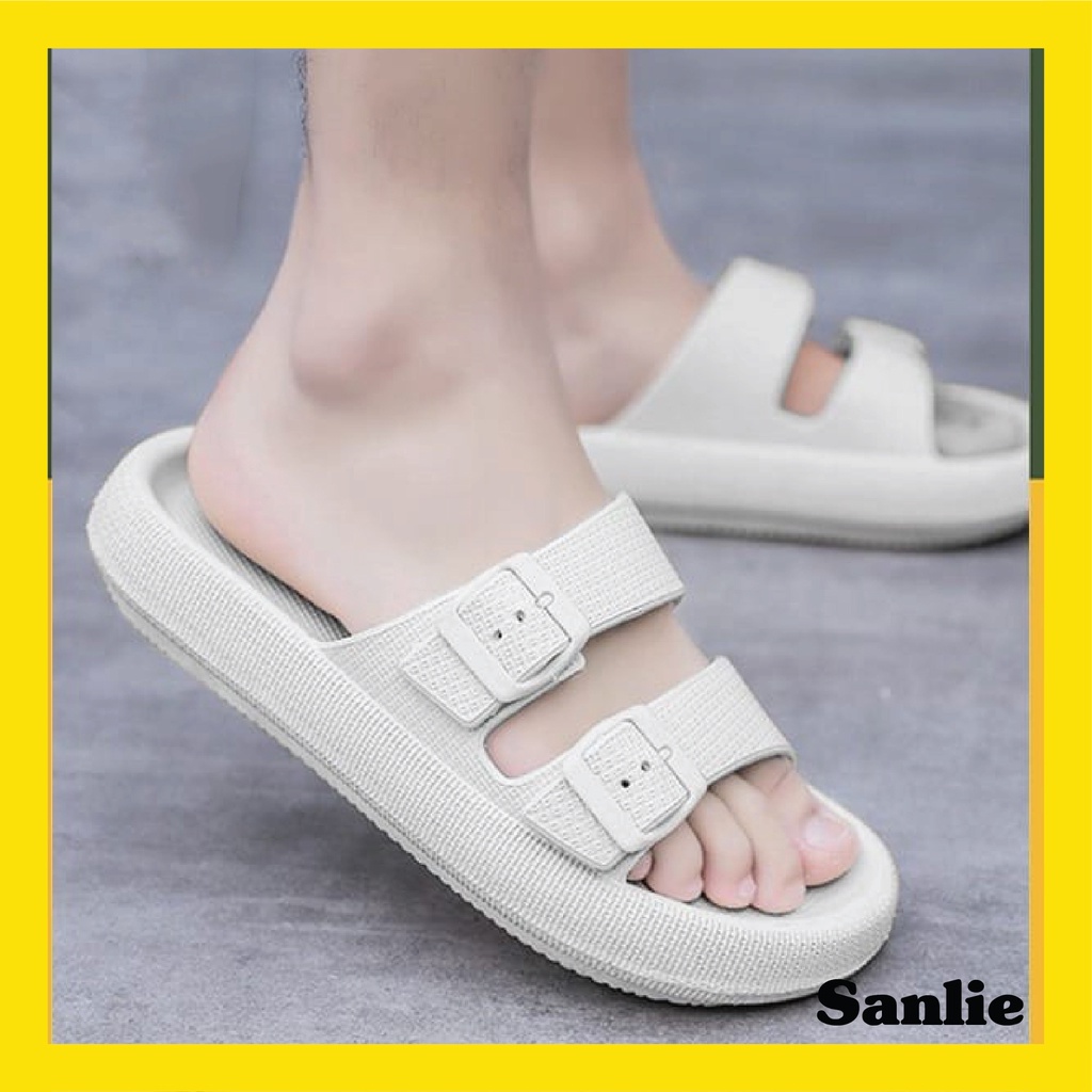 Sanlie Sandal Tali Wanita Kekinian Sendal Slop Cewek Karet Jelly Selop Terbaru Korean Style V-02