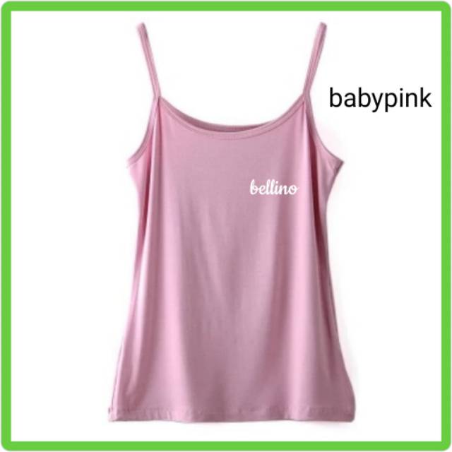 Tanktop Tali Wanita Fit to XL Viorano Supersoft Camisol Tali Kecil Lembut Singlet Cewek Allsize-8
