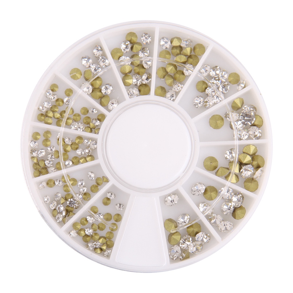 Tas Ransel Wanita Bahan Kanvas Warna Polos#Fondcutie#1 Kotak Berlian Imitasi Bentuk Hati Warna Campur Untuk Dekorasi Nail Art