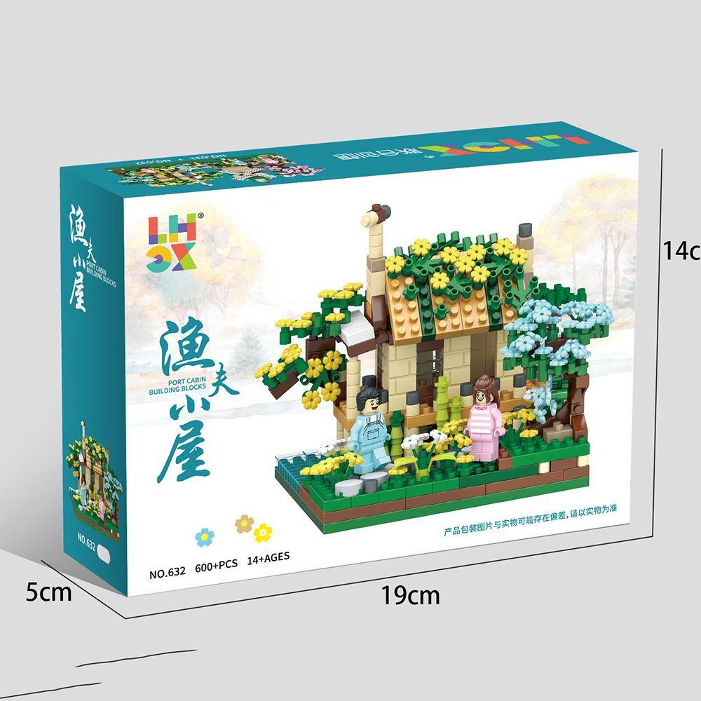 NEEDWAY Blok Rumah Pohon Sakura Dekompresi Puzzle Intelijen Jepang Edukasi Dini Mainan Anak Laki-Laki Hadiah DIY Majelis Build-bricks Set Model Bunga Sakura