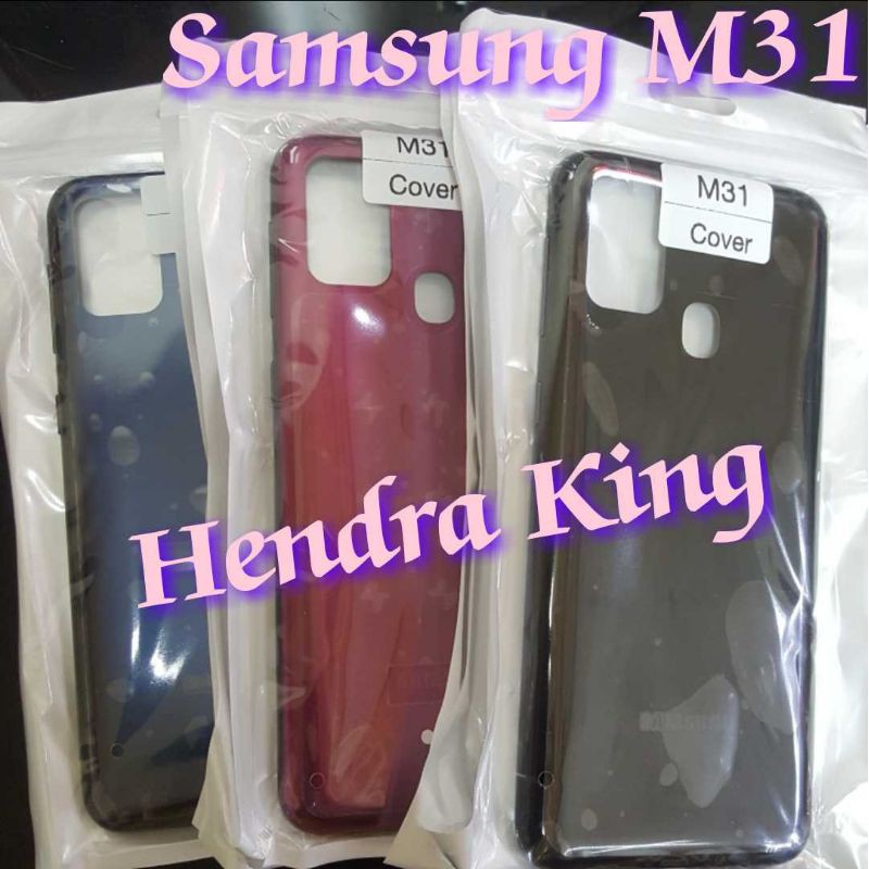 Backdoor Samsung M31 / Back casing samsung M31 / Tutup belakang samsung M31