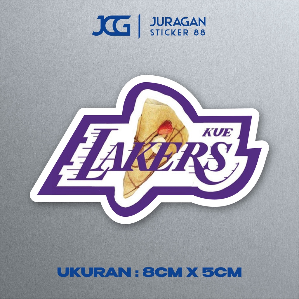 

Stiker Sticker Aesthetic logo brand cetak stiker VINYL Cuting Stiker Laptop HP motor helm ipad tablet koper Stiker tumbler - LAKERS