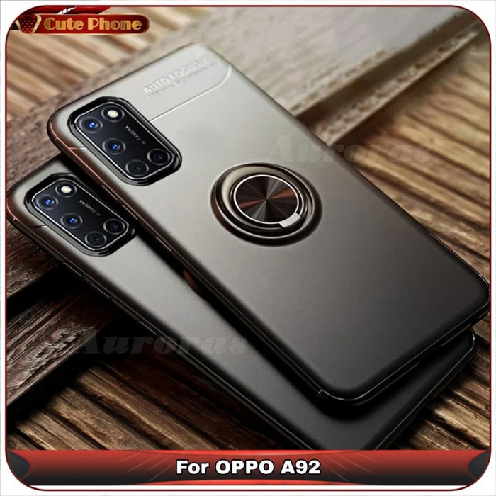 Casing Soft Case OPPO A92 2020 A 92 Original Autofocus Smart Ring