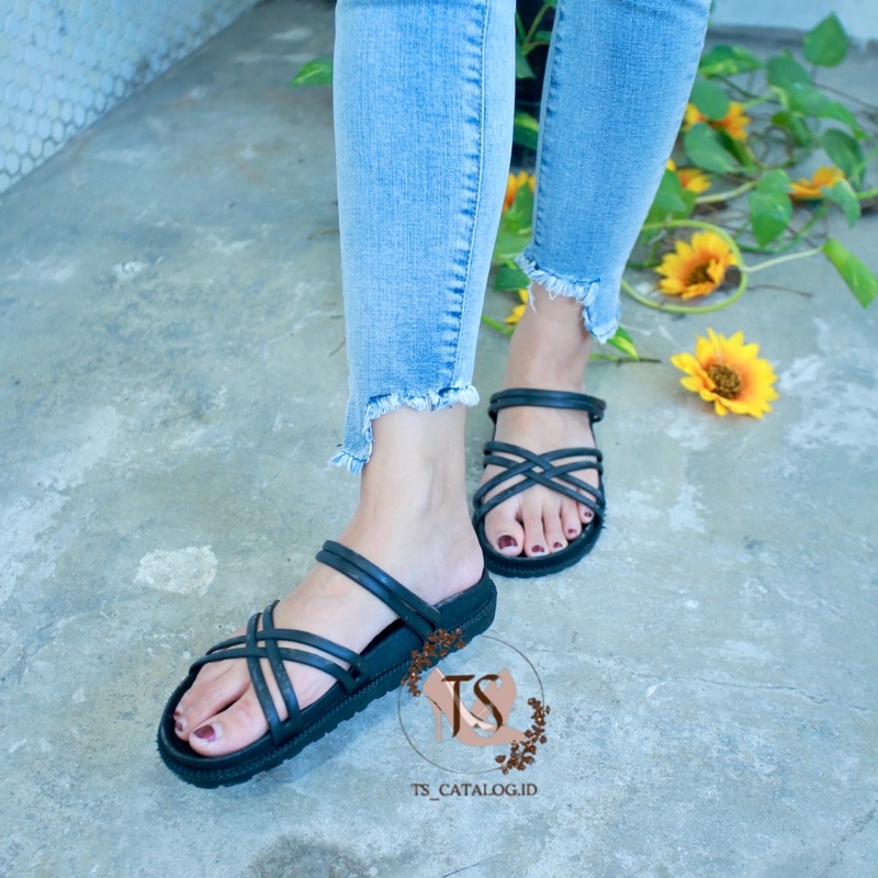 Sandal Slop Gladiator Lokal Boloni ANDIN BEST SELLER TERMURAH