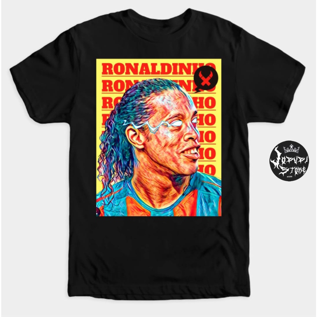 Kaos/T-shirt Ronaldinho Barca Legend