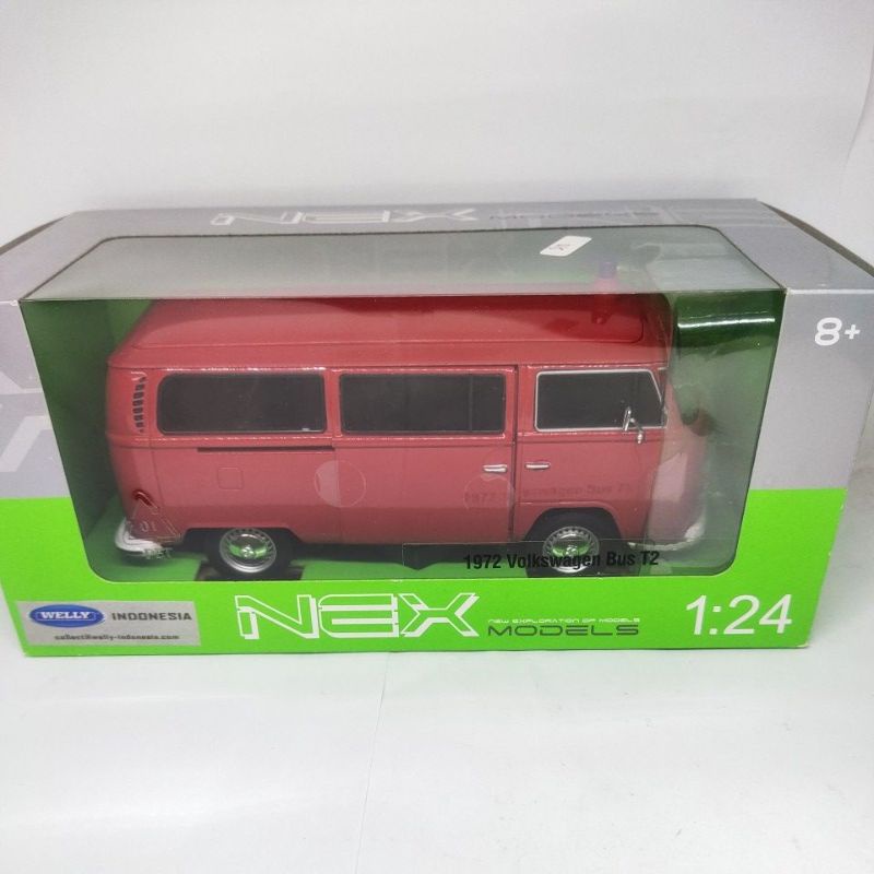 VW Volkswagen Combi Koleksi Diecast Miniatur Mobil Antik Skala 1:24