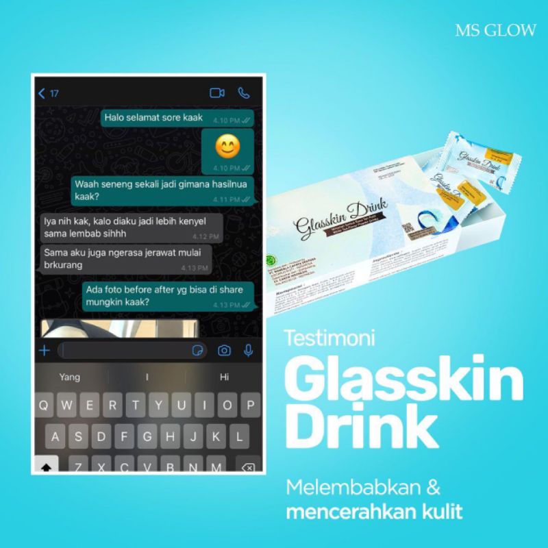 Glasskin Drink  Free Tumbler / Glasskin Drink Ms glow