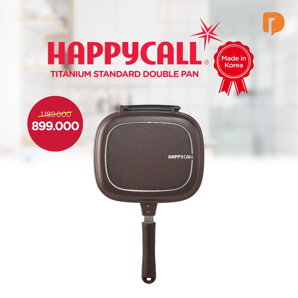 ORIGINAL KOREA  Happycall Titanium Standard Double Pan