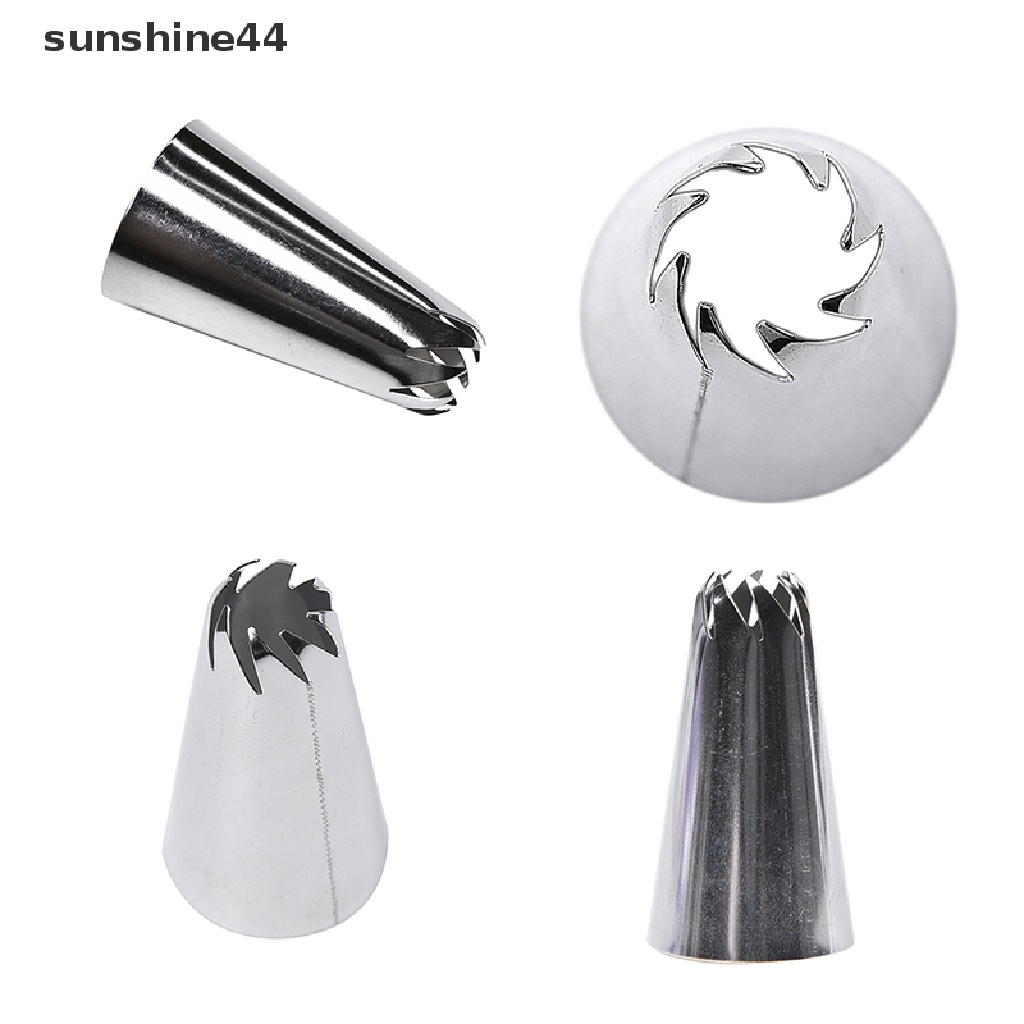 Sunshine Spuit Piping Icing Bahan Stainless Steel Untuk Dekorasi Kue 1823