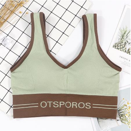 DF BR124 Sport Bra Yoga Gym Bra otsporos Wanita Korea Fashion Push Up Tanpa Kawat Import