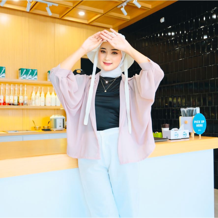 (AMD) CARDIGAN ZOLLA BATWING OUTER ATASAN WANITA CERUTI