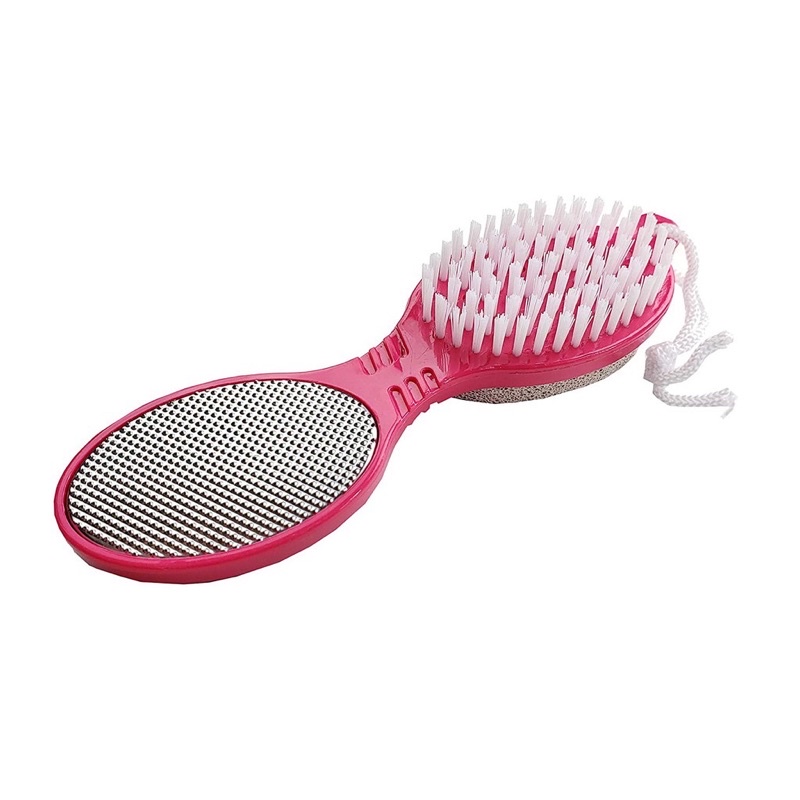 Sikat Kaki Pedicure 4 in 1 / 4 Step Pedicure Paddle Brush / Alat Perawatan Kaki 4 in 1 / Alat Gosok Penghalus Tumit Telapak Kaki Kasar