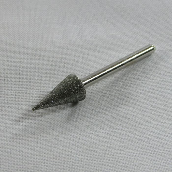 Diamond cone kerucut 8x16 mm Mata asah batu poles mini grinder as 3mm