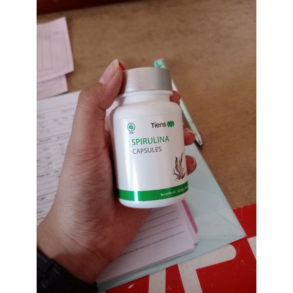 SPIRULINA | MASKER SPIRULINA ORIGINAL | KEMASAN 30 KAPSUL | SPIRULINA TIENS ORI