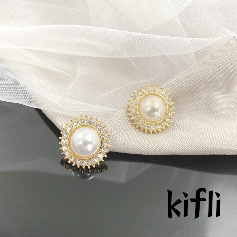 Anting Mutiara,Berlian Imitasi,Gaya Simple,Untuk Perhiasan