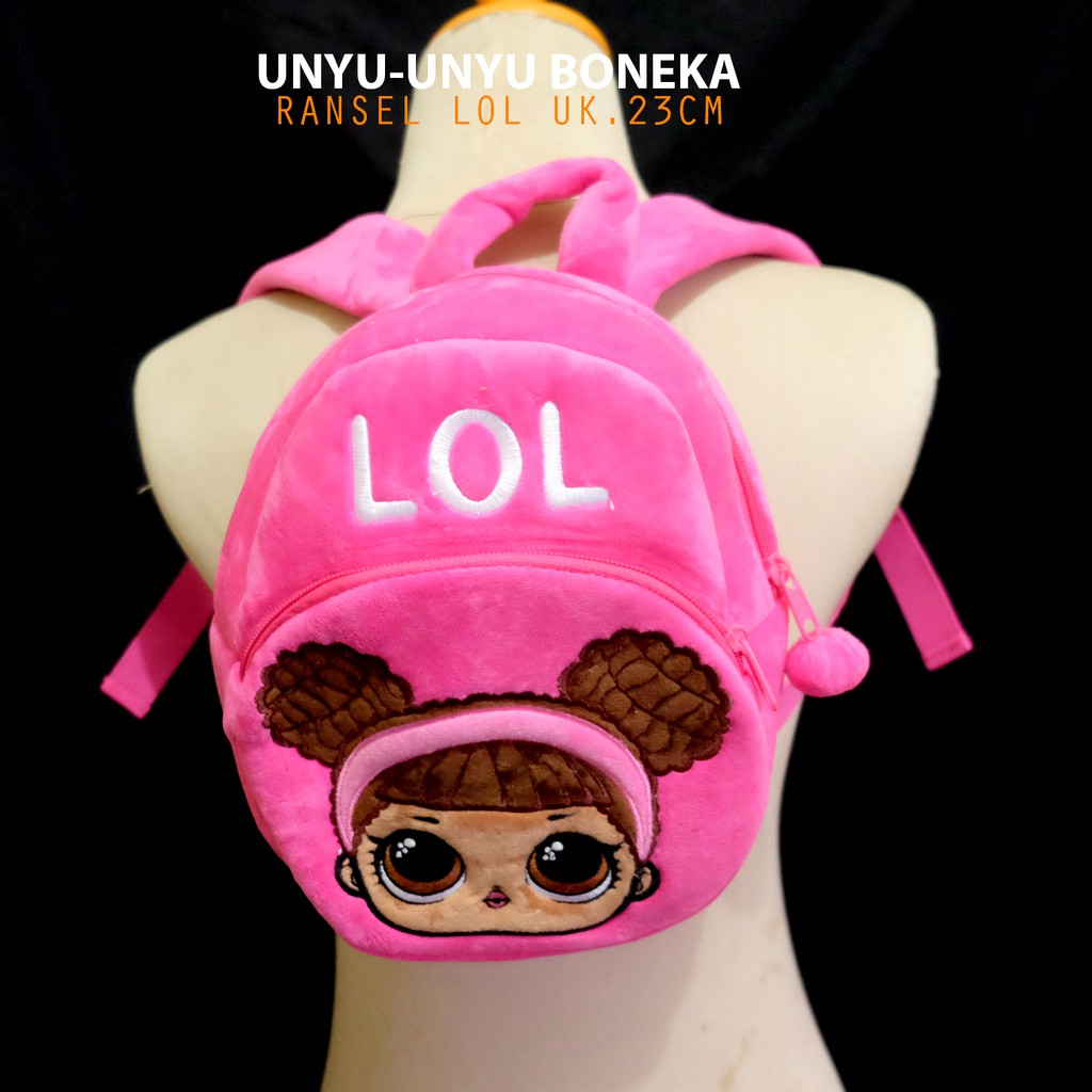 ransel anak boneka Lol M 25cm ransel sekolah baby kids kado anak cute kpop korea