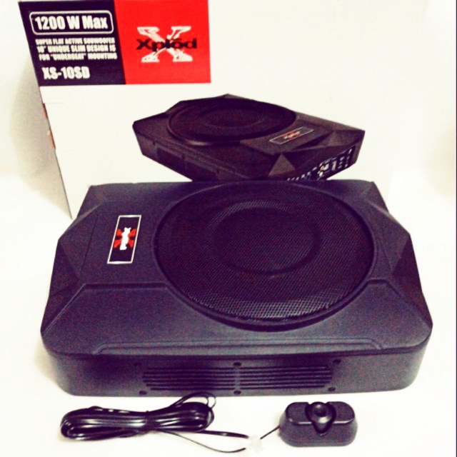 Subwoofer kolong slim aktif Xplod XS 10Sd 10inch