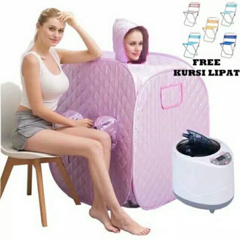 (ALAT SAUNA BADAN)SAUNA PORTABLE/ALAT PELANSING TUBUH/SAUNA KESEHATAN/MESIN PEMBAKAR LEMAK/SAUNA KESEHATAN/SAUNA UNTUK MELANGSINGKAN TUBUH/SET ALAT MESIN SAUNA BADAN/ALAT TERAPI SPA BADAN