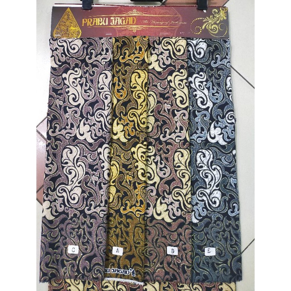 Toko Kain Bahan Murah. Batik Foil by Prabu Jagad. Kain Batik Benang Emas. Bahan Batik Semi Sutra Foi