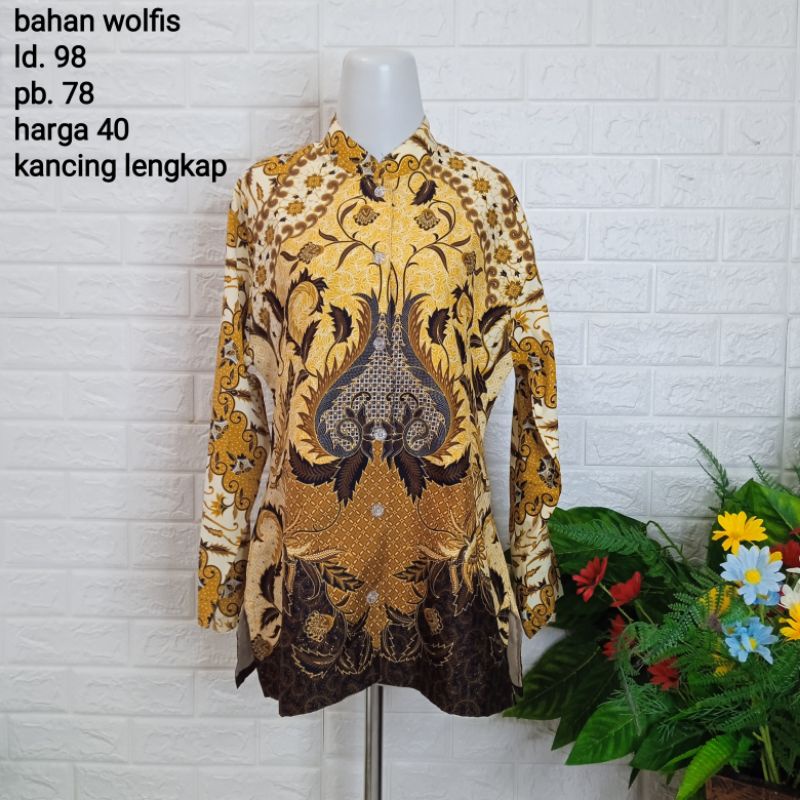 PRELOVED BAJU BATIK WANITA / (PART 1) / PL ATASAN BATIK WANITA / BAJU BEKAS-17
