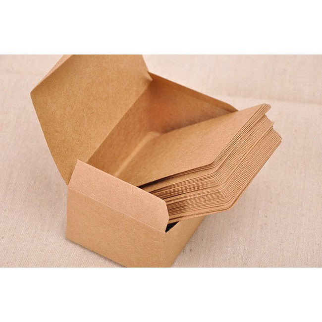 PMM Blank Kraft Paper Brown Card Set Kertas Ucapan Coklat 8.5x5cm