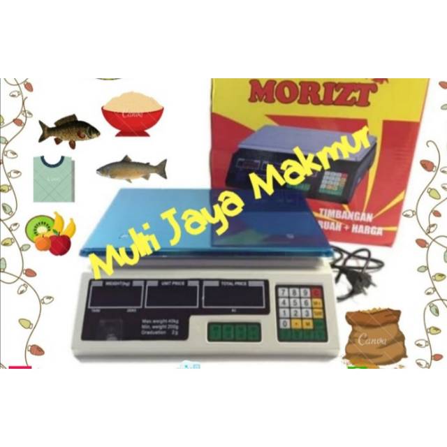 TIMBANGAN DUDUK DIGITAL MORITZ 40KG