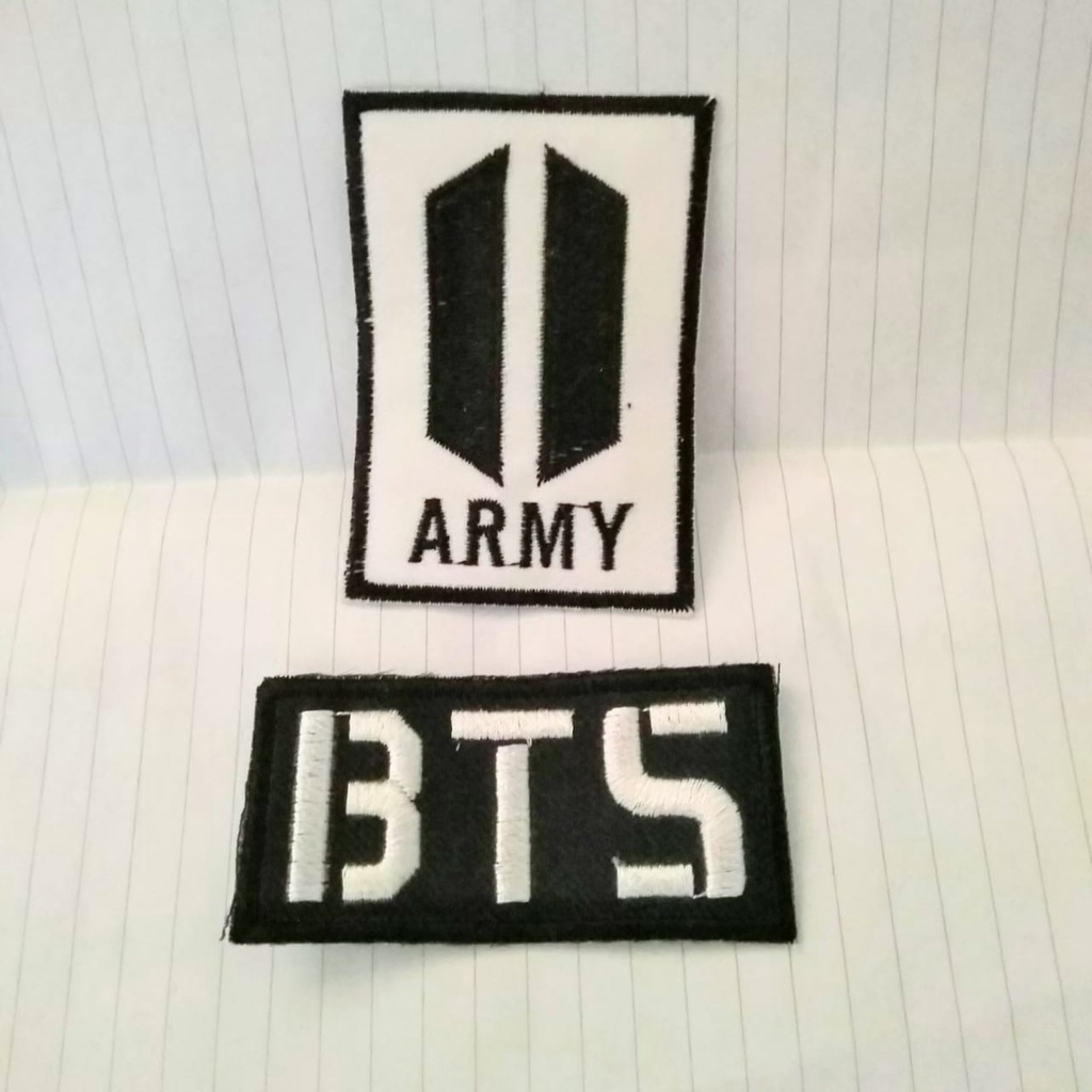Patch Bordir korea Army BTS