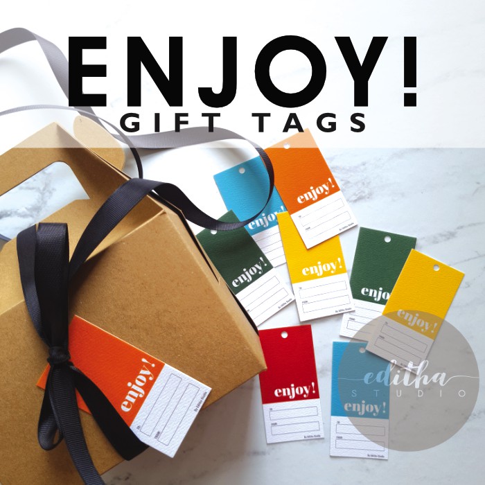 

Enjoy Gift Tag Tali untuk Makanan | Food Gift Tag