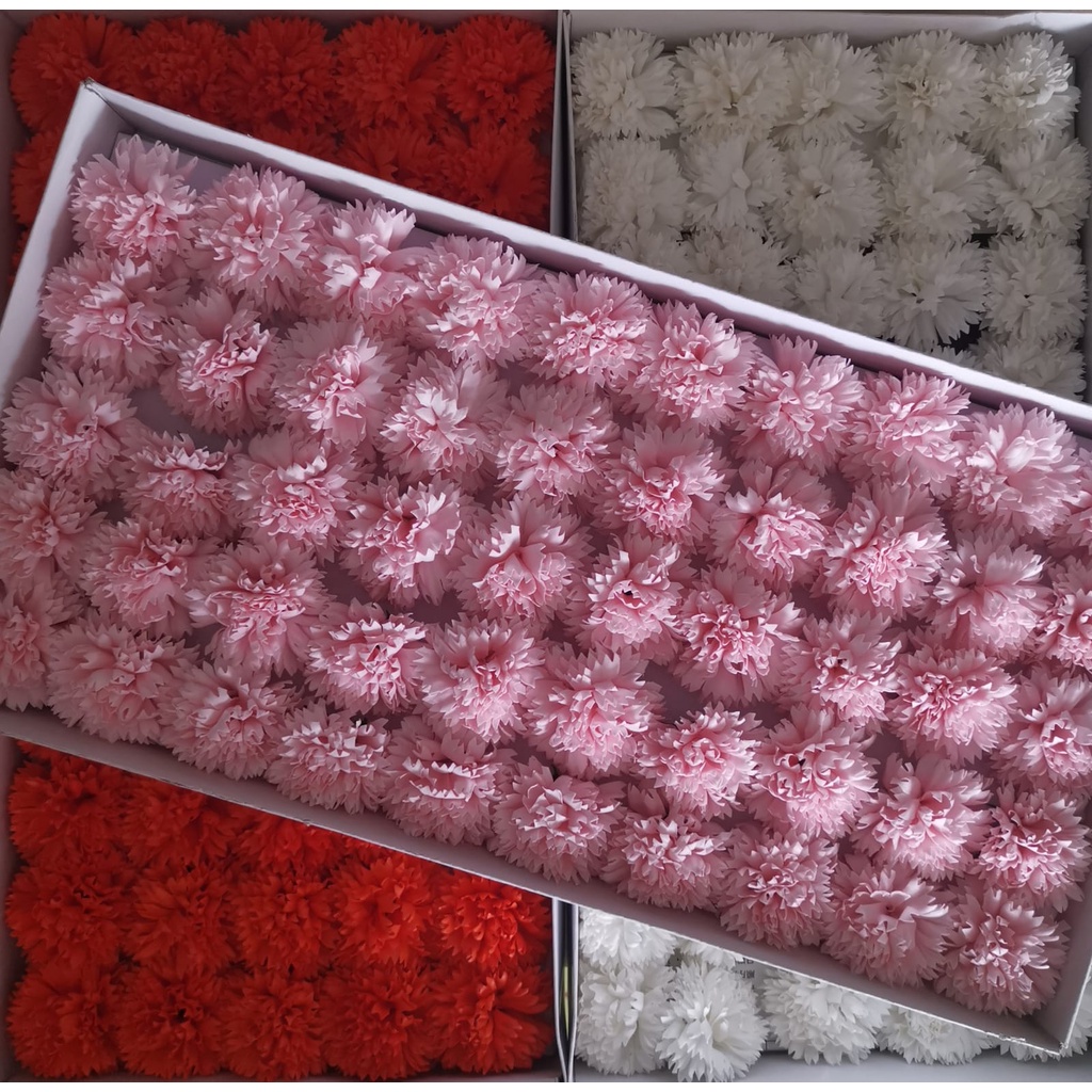 Bunga Sabun Carnation Soap Flower