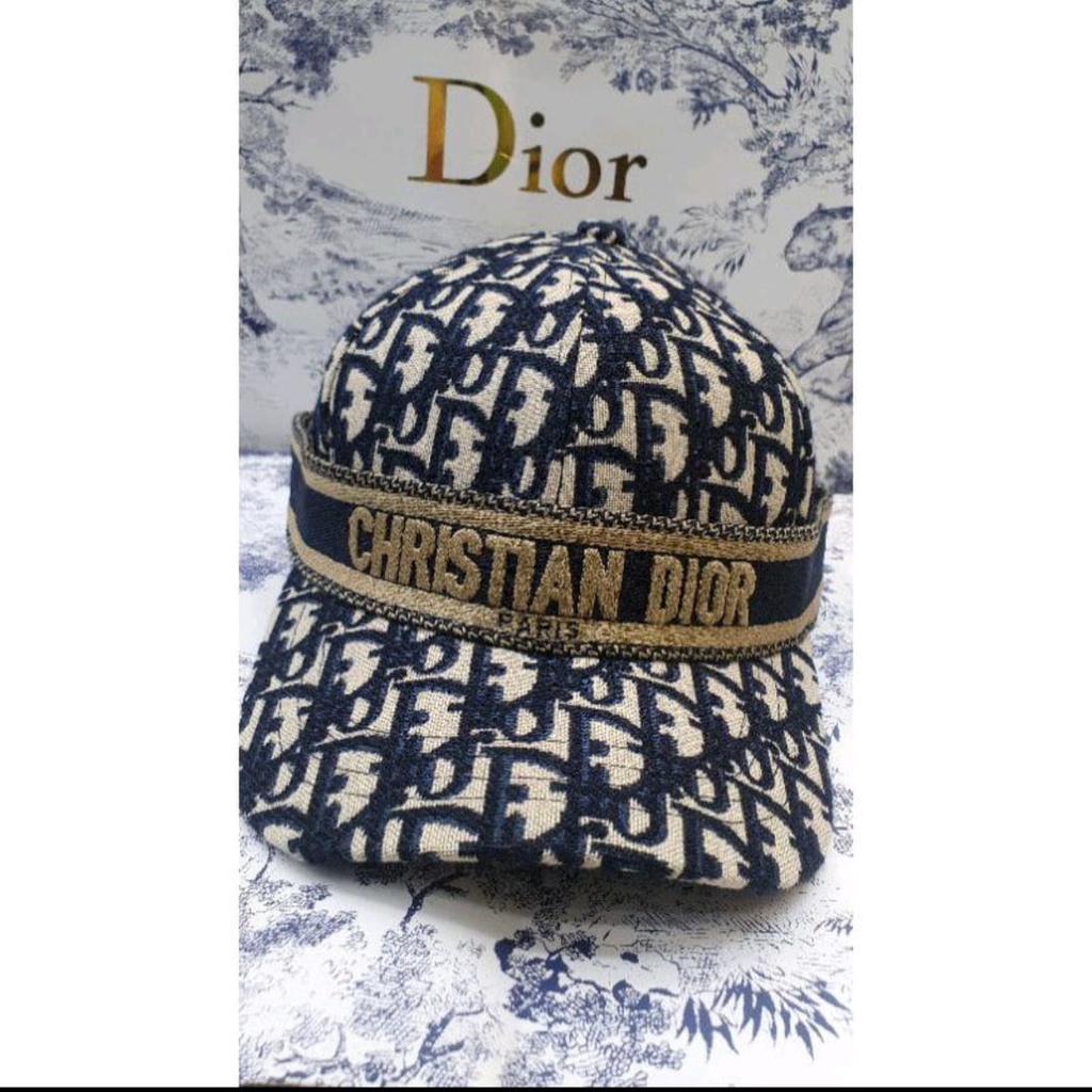 Viral topi baseball DIOR import quality terlaris fashion unisex