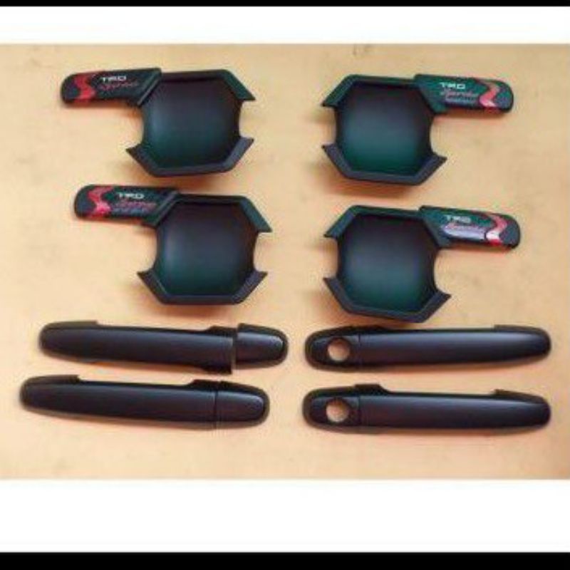 Toyota Vios Paket handle outer mangkok TRD hitam doff