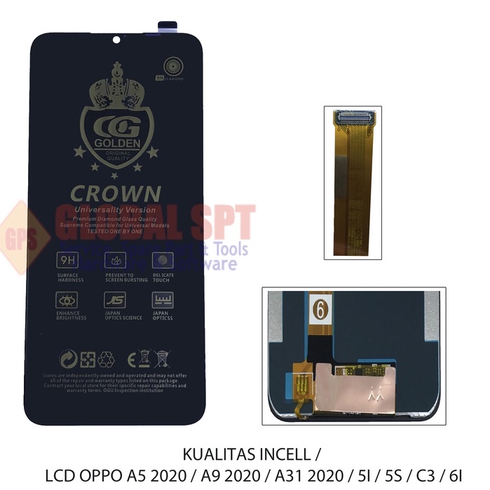 LCD TOUCHSCREEN OPPO A5 2020 / A9 2020 / A31 2020 / 5I / 5S / C3 / 6I