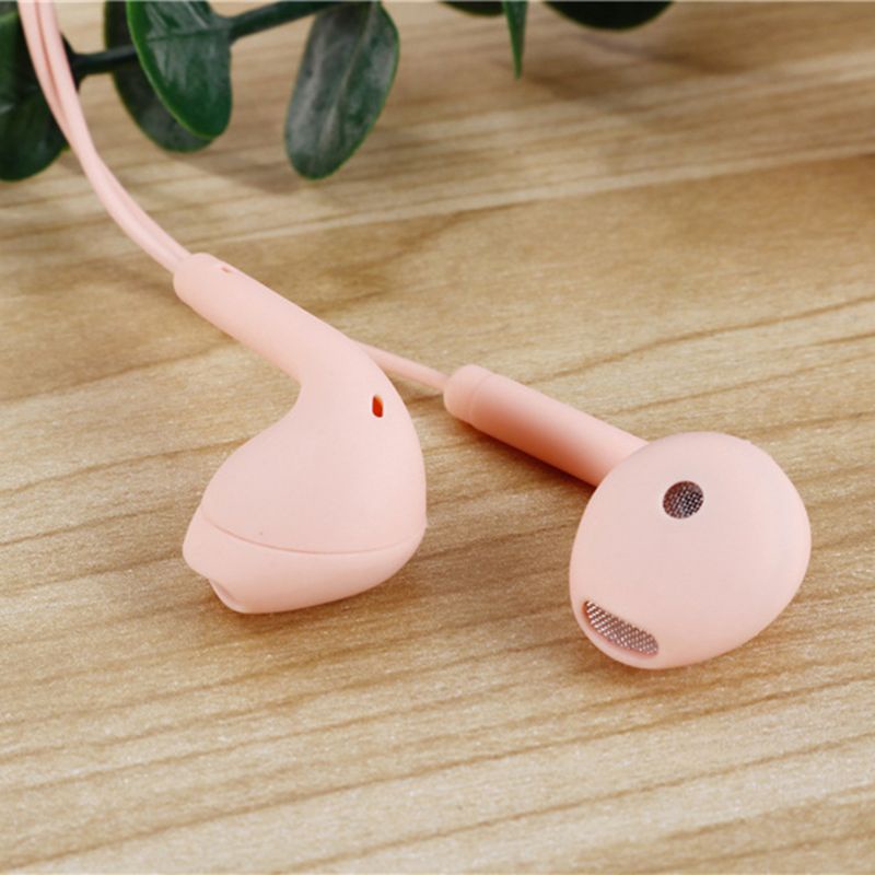 Vivi Headset Earphone Earbuds Sport Kabel Super Bass Jack 3.5mm Dengan Microphone Built-In