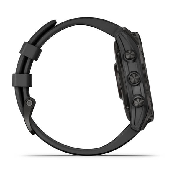 Garmin Fenix 7 Sapphire Solar - Black DLC Titanium Garansi Resmi TAM 2 Tahun