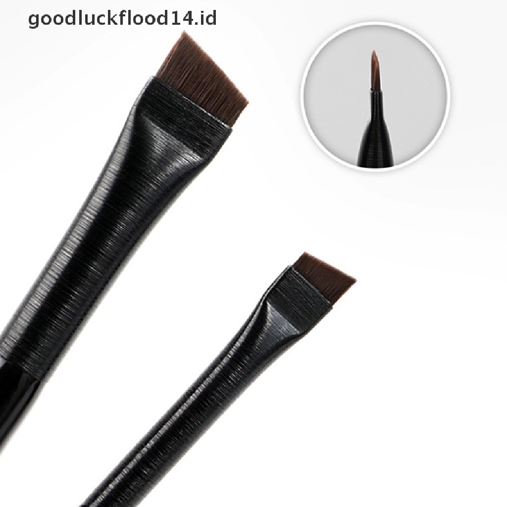 [OOID] Super Thin Eyebrow Brush Eyeliner Brush Synthetic Hair Angled Sharp MakeUp Tools ID