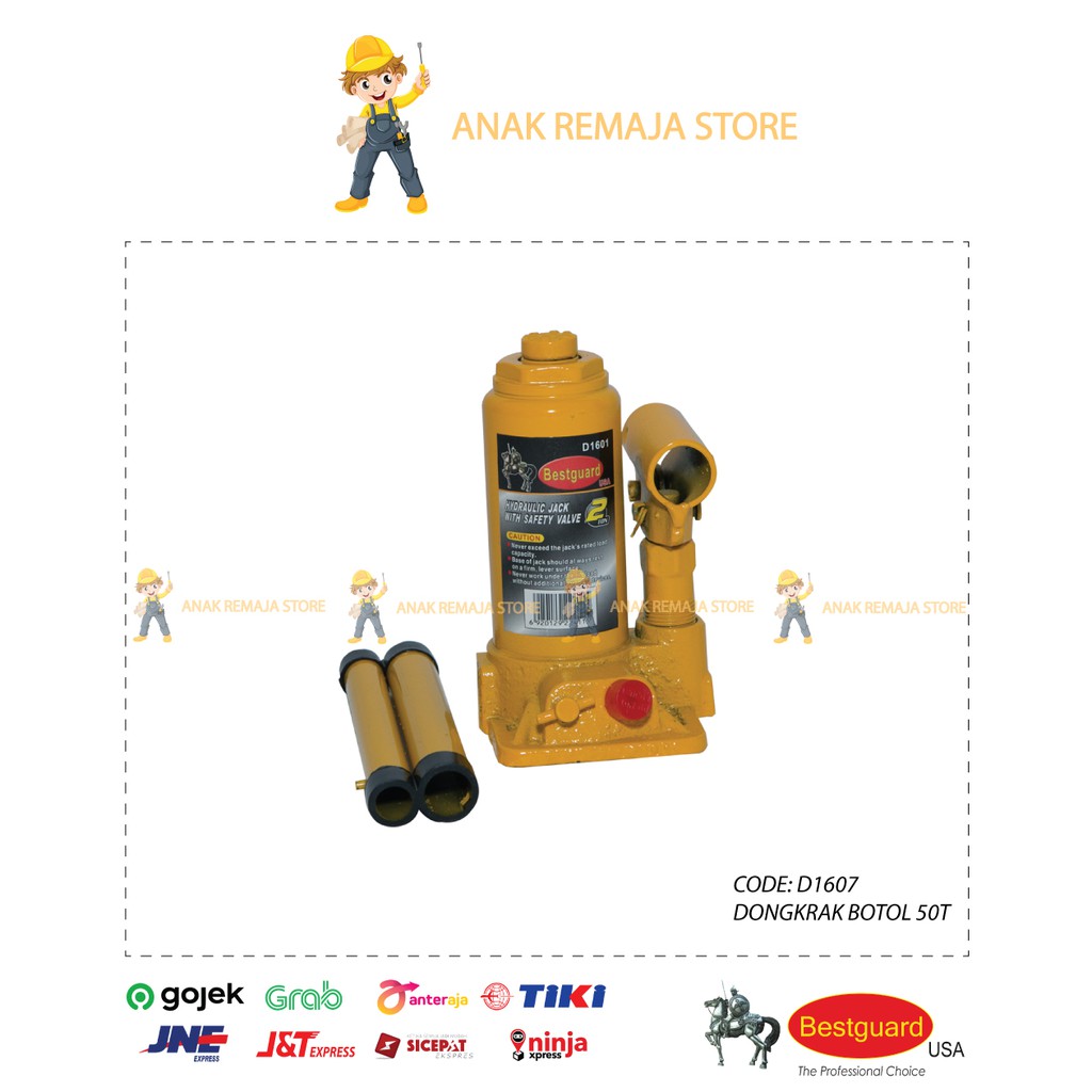 Bestguard Dongkrak Botol 50T