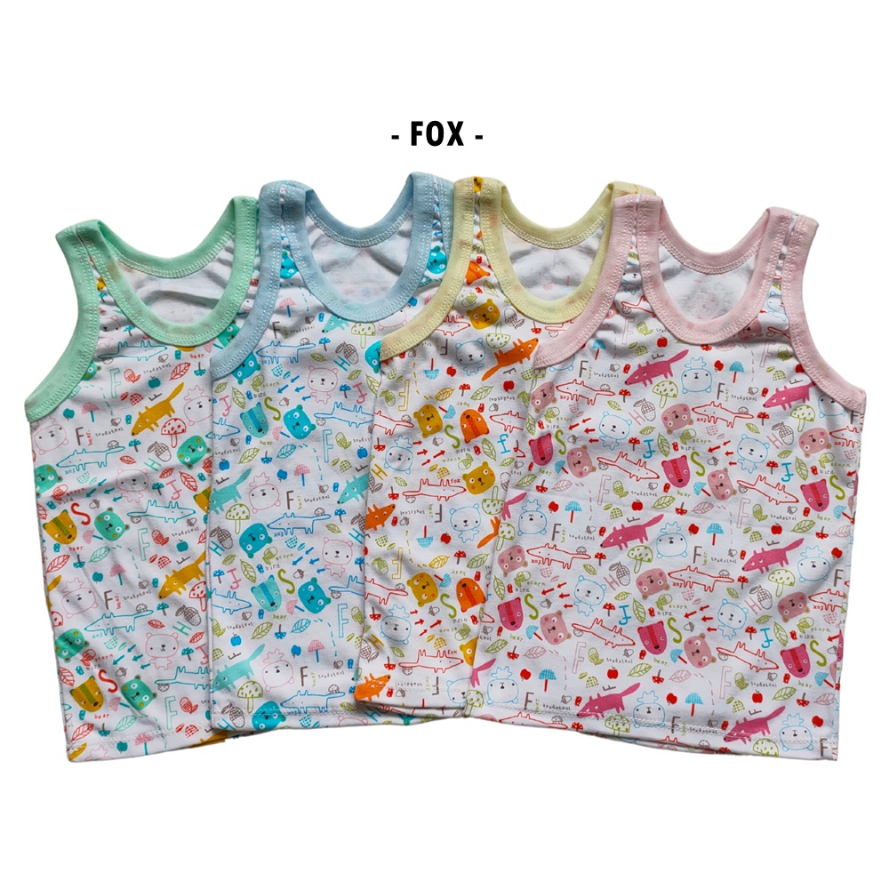 Singlet Bayi Anak DoubleKnit Printed