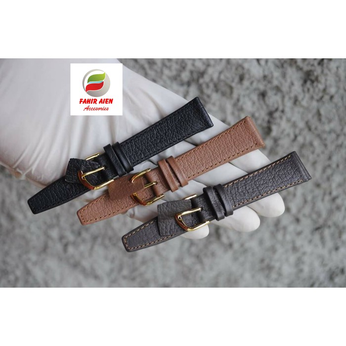 Tali jam tangan Kulit Leather strap 12mm 14mm 16mm 18mm 20mm KMHCCT