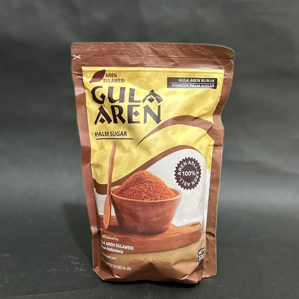 

GULA AREN BUBUK ASLI 500 gr | POWDER PALM SUGAR | AREN SULAWESI | BROWN SUGAR