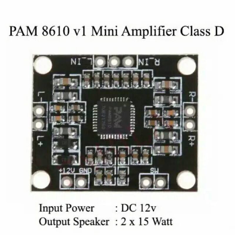 PAM8610 2x15W