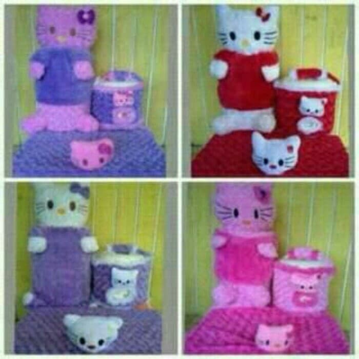 gkm boneka karakter. homeset sarung galon kulkas dan magic com