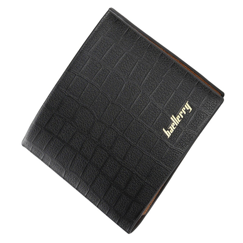 DOMPET LIPAT PRIA BAELLERRY KULIT HITAM ORTEO WA582B5 ORIGINAL SLOT KARTU KECIL COWOK KEREN PENDEK SIMPLE BRANDED DISTRO REMAJA LAKI KEKINIAN POLOS