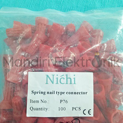 Nichi Lasdop Putar Penutup Ujung Kabel / Wire Connector