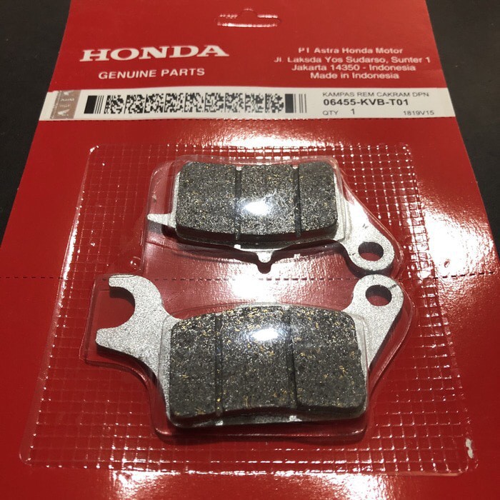 ASLI Kampas Rem / Dispad Depan Honda Vario / Beat / Scoopy / Spacy