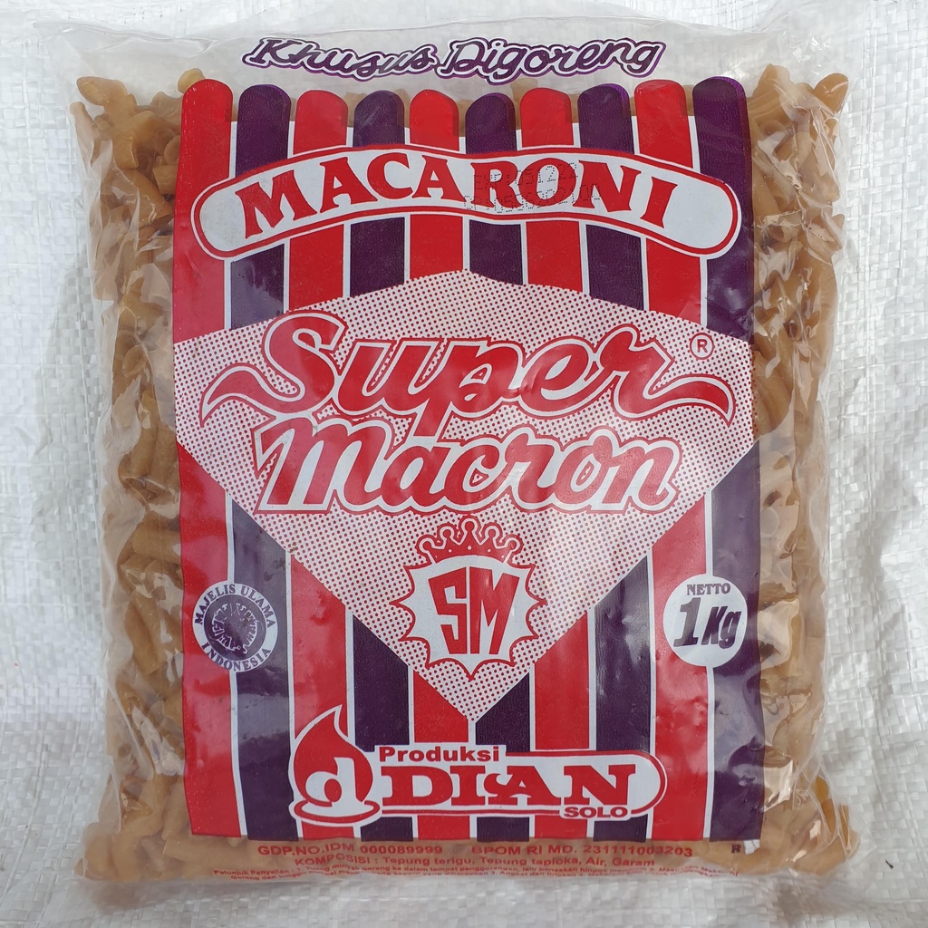 [Bal] Makaroni Mentah Super Macron Dian Solo