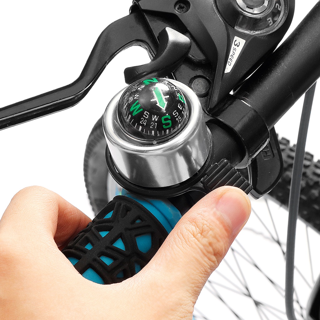 YGRETTE - Bicycle Compass with Trumpet Bell / Kompas Sepeda Klakson Horn Bel Bike Safety Warn