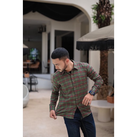 Mubeng X Bleed Limited Kemeja Flannel Code 06