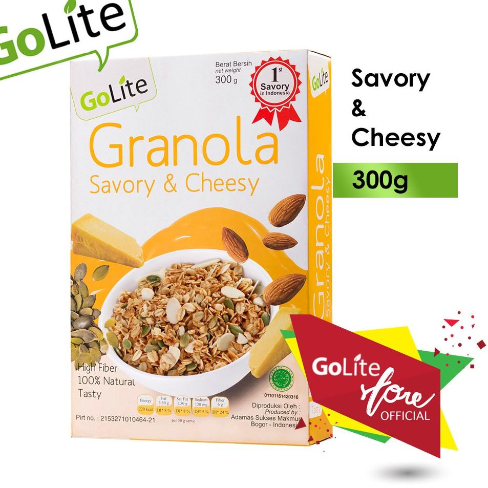

10.10 BRANDS FESTIVAL Granola GoLite Savory Cheesy Toasted Muesli 300g !!