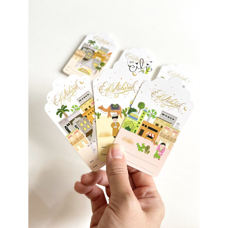 

(HTIF024)TAG ucapan idul fitri lebaran kertas tebal exclusive iamcili - GROSIR - PROMO - Bisa COD